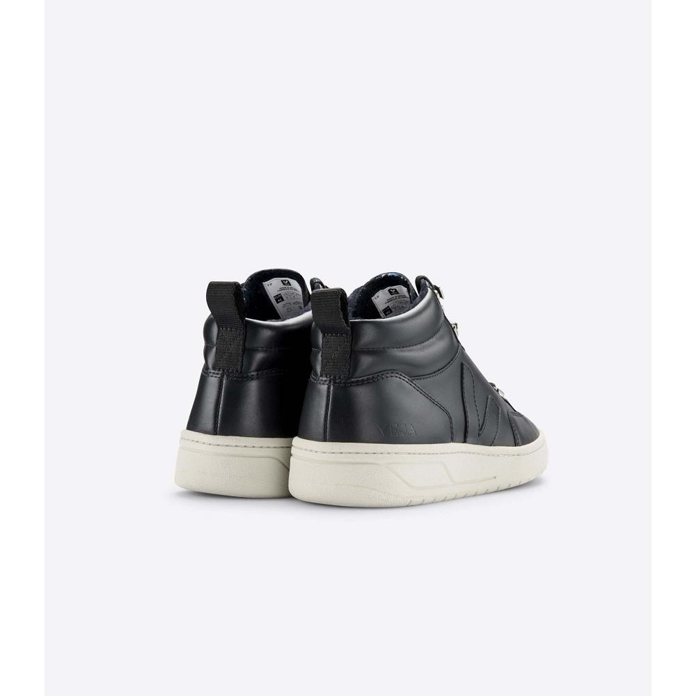 Veja RORAIMA LEATHER Vysoke Damske Black/White | SK 355CTV